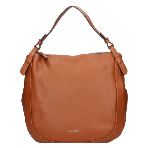 Dámská kožená kabelka Gianní Conti Matilda - hnědá