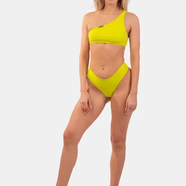 NEBBIA One Shoulder Bandeau Bikini Top S