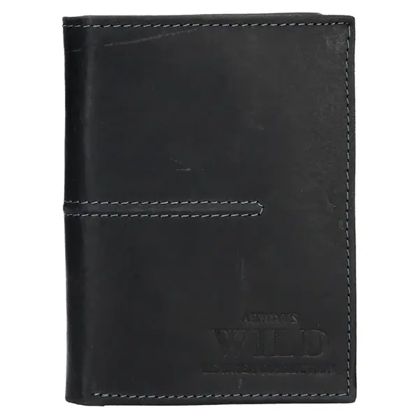 Pánska kožená peňaženka Always Wild Romelu - čierna
