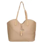 Dámska kabelka David Jones Oriana - tmavo béžová