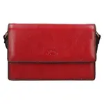 Kožená dámská crosbody kabelka Katana Roosa - červená