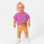 Nike kids girl wild flower boxy tee short 12m