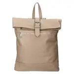 Dámský kožený batoh Italia Babet - béžová