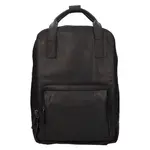 Kožený batoh Greenwood Manno - černá