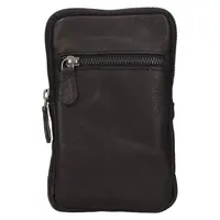 Dámská kožená crossbody kabelka na doklady The Chesterfield Brand Salva - černá