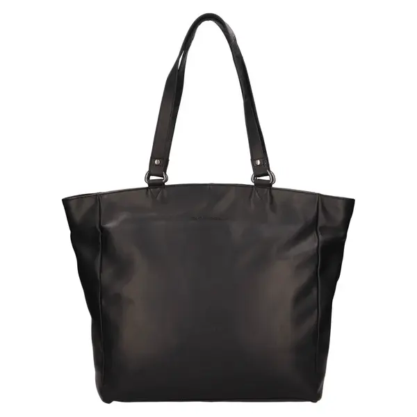 Dámska kožená kabelka na notebook The Chesterfield Brand Berie - čierna