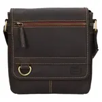 Pánska kožená taška cez rameno SendiDesign Greg - hnedá