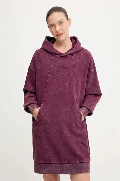 Bavlněné šaty G-Star A line hdd sw