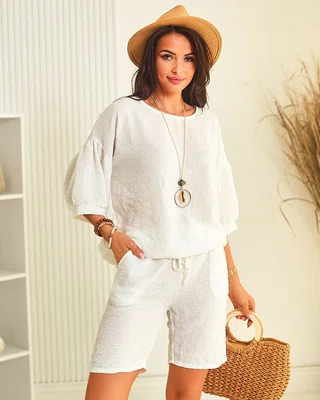 Resti Cotton and linen summer women's set