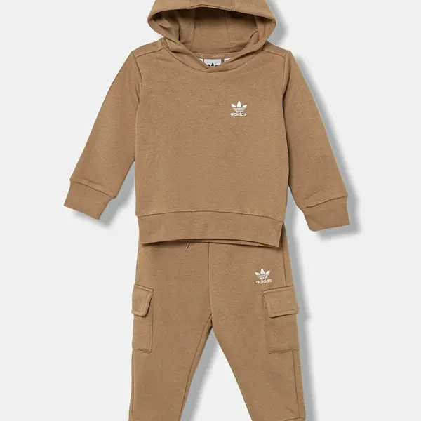 Kojenecká tepláková souprava adidas Originals zelená barva, JY4868