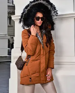 Resti Brown women's winter jacket