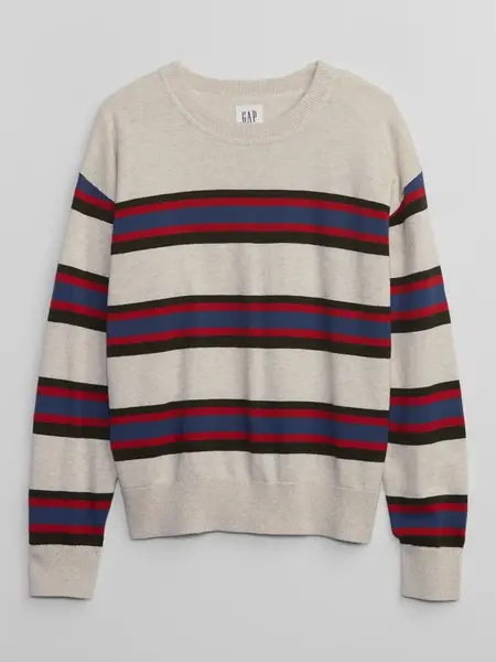 GAP Dětský pruhovaný svetr - Kluci