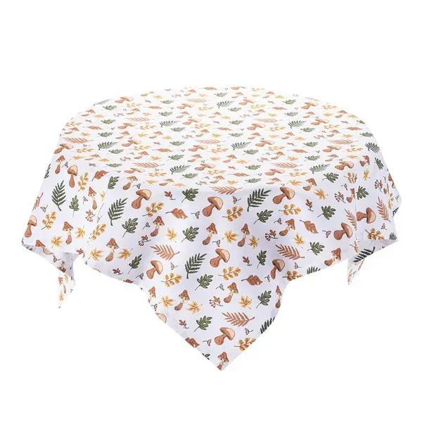 Středový ubrus s potiskem HOUBY 85 x 85 cm