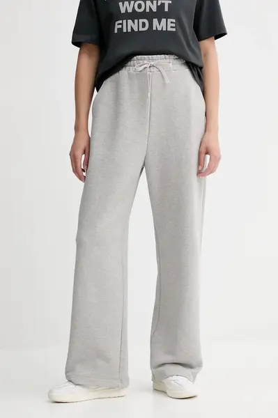 Bavlněné tepláky MAX&Co. dámské, šedá barva, 2528786012200