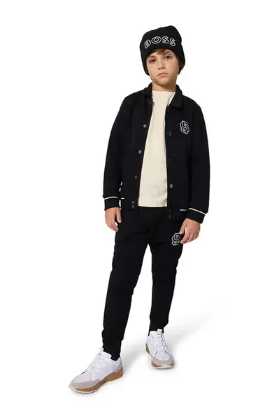 Dětská čepice s příměsí vlny BOSS