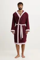 Bavlněný župan United Colors of Benetton vínová barva, 6ORD2801R
