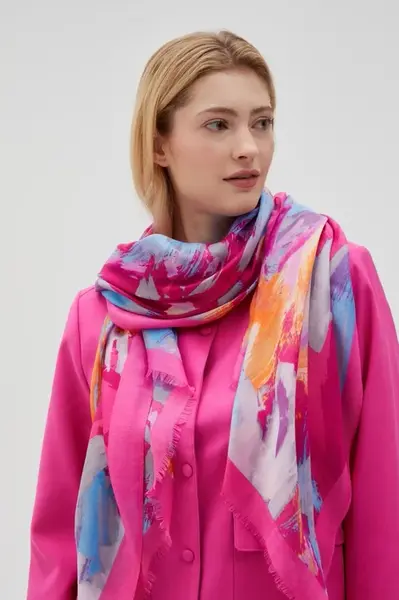 Marisse WOMEN'S SCARF L-SZ-4620 FUCHSIA