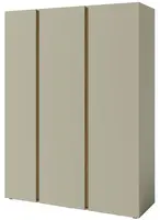 Třídveřová šatní skříň hailee - zelená/dub písečný