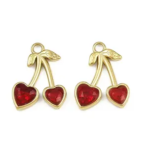 304 Stainless Steel Glass Pendants