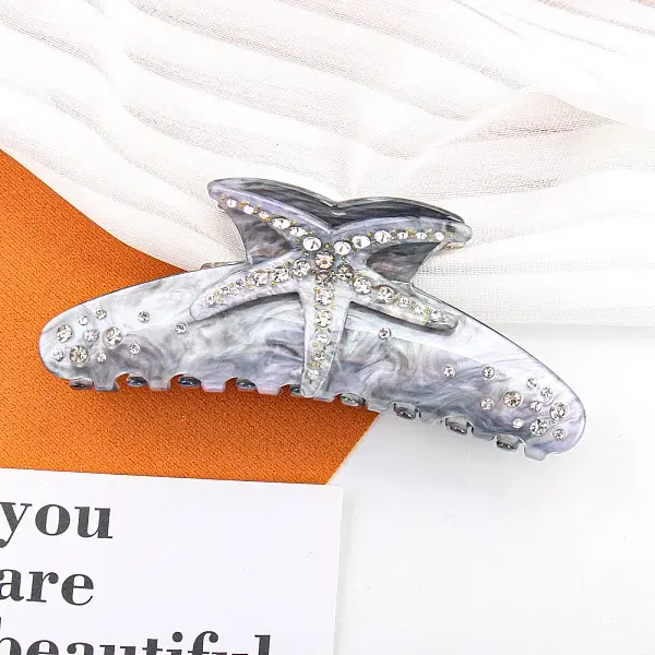 Starfish Cellulose Acetate Claw Hair Clips