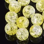 Transparent Crackle Acrylic Beads