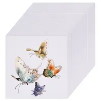 120 Sheets Paper Interlining Embroidery Fabric