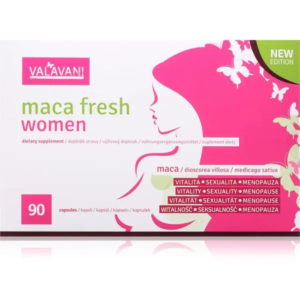 VALAVANI Maca Fresh Women doplněk stravy pro ženy 90 cps