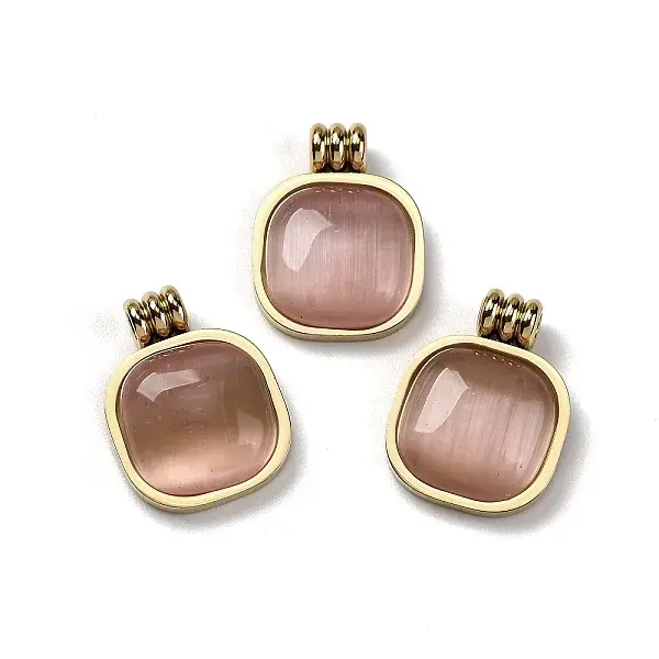 Real 14K Gold Plated 304 Stainless Steel Pendants