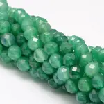 Natural Green Onyx Agate Beads Strands