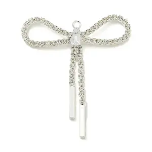 Brass Rhinestone Pendants