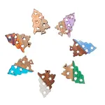 Transparent and Opaque Resin & Walnut Wood Pendants