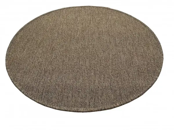 Koberec nature kulatý - tmavě béžová - výběr rozměrů