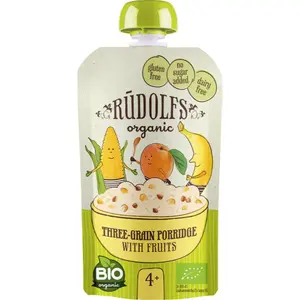 Rudolf’s BIO 3zrnná kaše s ovocem obilná kaše 110 g