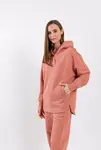 Dámská mikina s kapucí Be Lenka Essentials - Salmon Pink