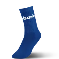 Barebarics - Barefootové ponožky - Crew - Cobalt Blue - Big logo