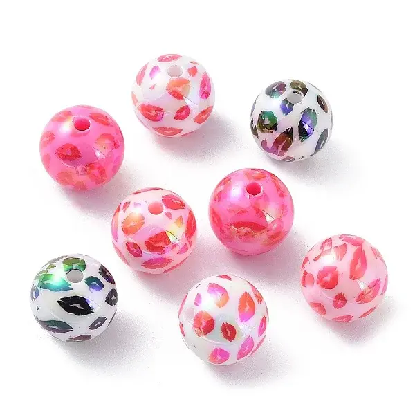 UV Plating Opeque Acrylic Beads