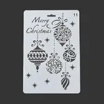 Creative Christmas Plastic Drawing Stencil