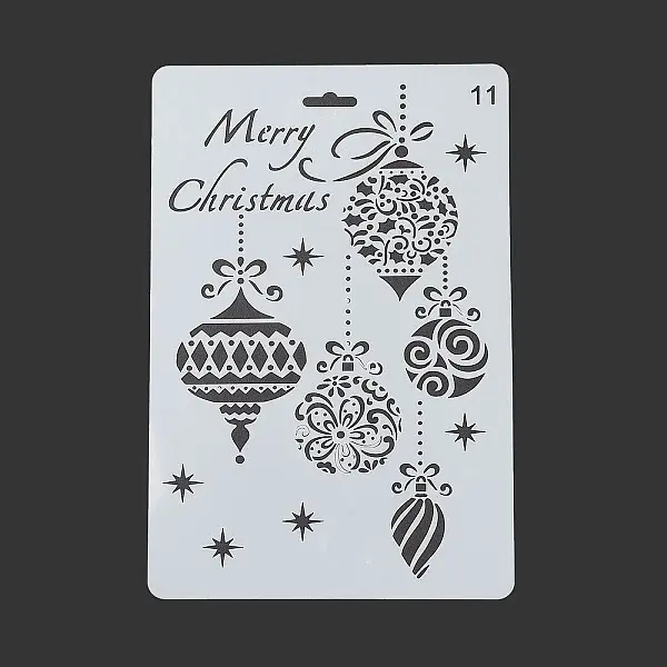 Creative Christmas Plastic Drawing Stencil