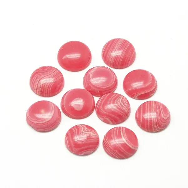 Synthetic Rhodochrosite Cabochons