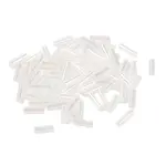 Transparent Colours Rainbow Glass Bugle Beads