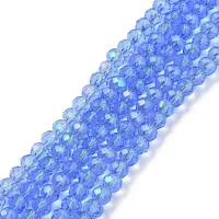 Electroplate Glass Beads Strands