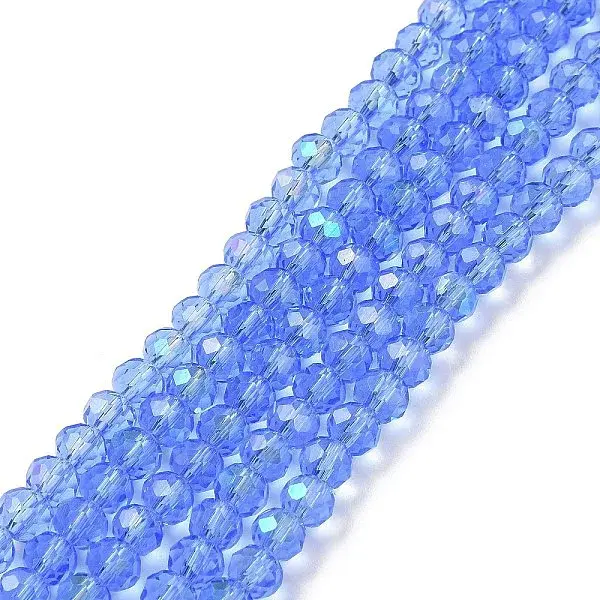 Electroplate Glass Beads Strands