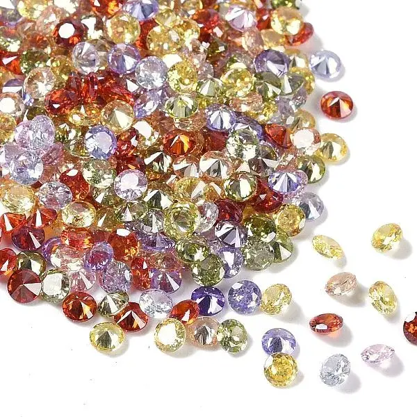 Mixed Grade A Diamond Shaped Cubic Zirconia Cabochons