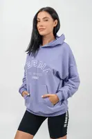 Nebbia Branded Oversized Hoodie GYM RAT L