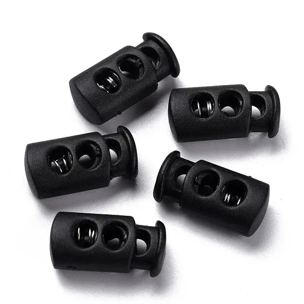 Plastic Spring Cord Lock Stopper Cylinder
