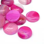 Dyed Natural Striped Agate/Banded Agate Cabochons