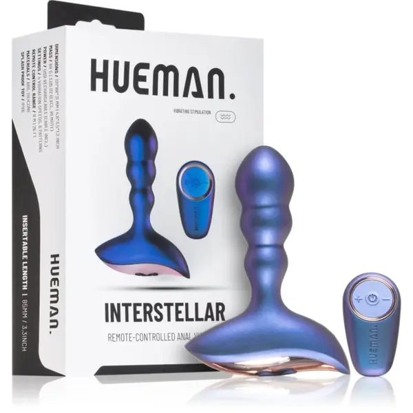 HUEMAN Interstellar Anal Vibrator análny vibrátor 11,8 cm