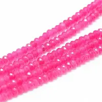 Natural White Jade Bead Strands