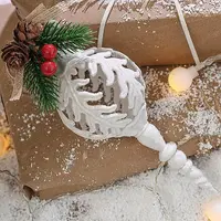 Christmas Theme Plastic Conch Pendant Decoration