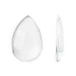 Transparent Teardrop Glass Cabochons